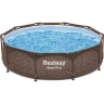 Бассейн каркасный BESTWAY STEEL PRO 561JE 305 х 76 см, ротанг 561JE BW