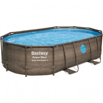 Чаша BESTWAY для каркасного бассейна 488х305х107см "Ротанг" Чаша BESTWAY для каркасного бассейна 488х305х107см "Ротанг"