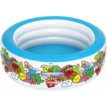 Детский надувной бассейн BESTWAY ПОДВОДНЫЙ МИР 152х51 см, 400 л, от 6 лет Детский надувной бассейн BESTWAY ПОДВОДНЫЙ МИР 152х51 см, 400 л, от 6 лет
