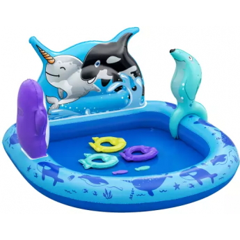 Детский надувной бассейн BESTWAY POLAR PALS 53156 BW 134x131x73cм