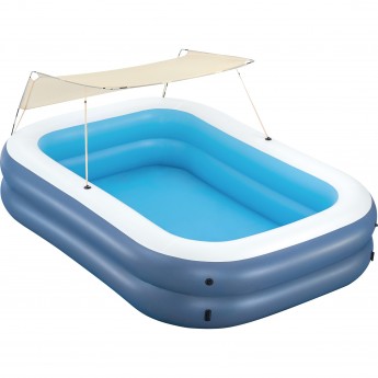Детский надувной бассейн BESTWAY SUMMER BLISS 54449 254x178x140см с навесом , 778 л, от 6 лет Детский надувной бассейн BESTWAY SUMMER BLISS 54449 254x178x140см с навесом , 778 л, от 6 лет