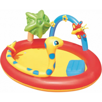 Игровой бассейн BESTWAY 192х150х88 см с разбрызгивателем и кольцами, 160 л Игровой бассейн BESTWAY 192х150х88 см с разбрызгивателем и кольцами, 160 л