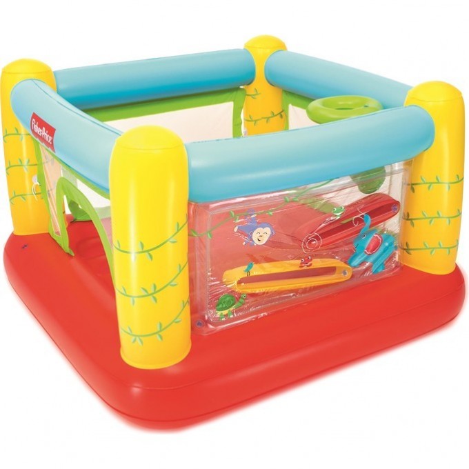 Игровой центр-батут BESTWAY 175x173x114см "Fisher Price" с мячами (25шт), от 3 лет 93542 BW