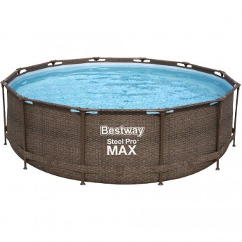 Каркасный бассейн BESTWAY 5617R BW, 305х100см,"Ротанг", 6148л, фильтр-насос Каркасный бассейн BESTWAY 5617R BW, 305х100см,"Ротанг", 6148л, фильтр-насос