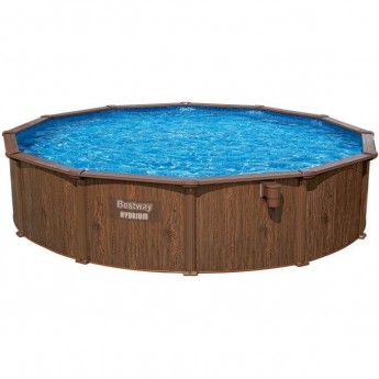 Каркасный бассейн BESTWAY 488х130см, композитный, 21490л + лестница Каркасный бассейн BESTWAY 488х130см, композитный, 21490л + лестница