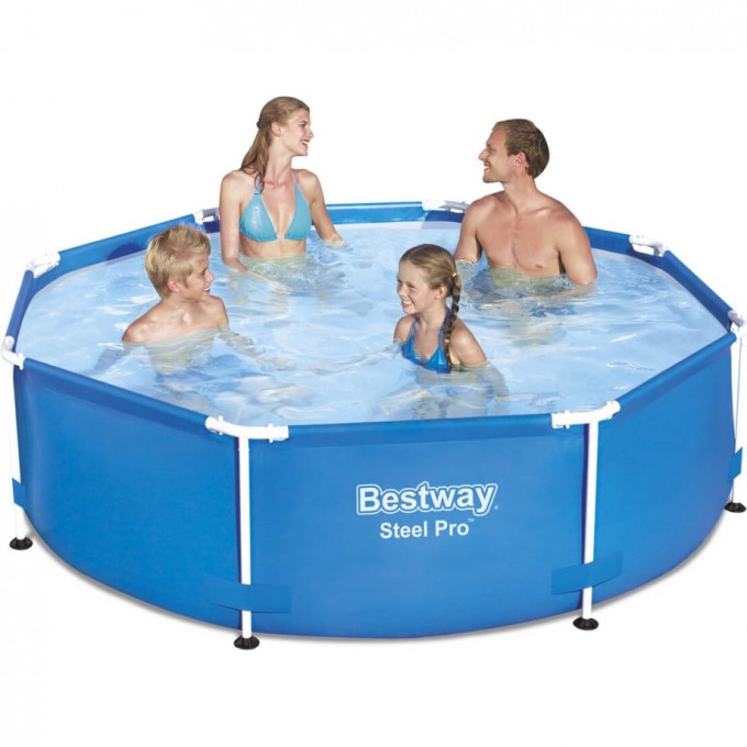 Каркасный бассейн BESTWAY STEEL PRO 244х76 см + фильтр-насос 1249 л/ч (5614C) 5614C BW