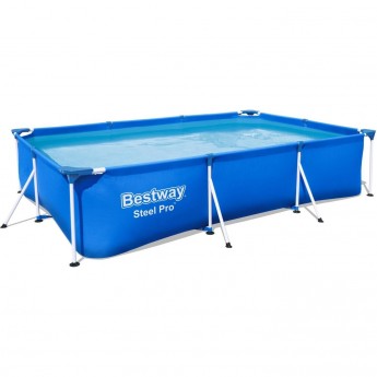 Каркасный бассейн BESTWAY STEEL PRO 300х201х66см, 3300л + фильтр-насос 1249 л/ч