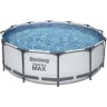 Каркасный бассейн BESTWAY STEEL PRO MAX 366х100см, 9150л + фильтр-насос 2006 л/ч 56260 BW
