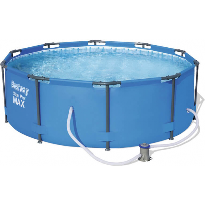 Каркасный бассейн BESTWAY STEEL PRO MAX 56984 305х100см, 6148л, с картриджным фильтром 56984 BW