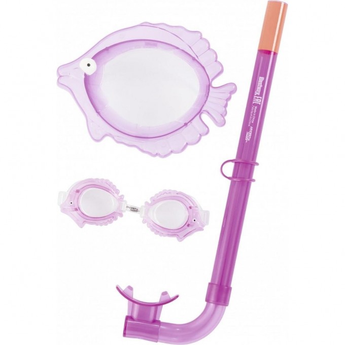 Комплект для плавания BESTWAY МОРСКИЕ ОБИТАТЕЛИ 3-6 лет, фиолетовый 24019 BW FIOLETOBYII