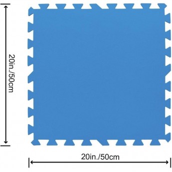 Мягкая модульная подстилка BESTWAY Пазл 50x50см 9шт, 2.29м2
