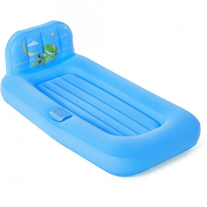 Надувная детская кровать BESTWAY DREAM GLIMMERS 76х132х46 см со спинкой и подсветкой 93546 BW