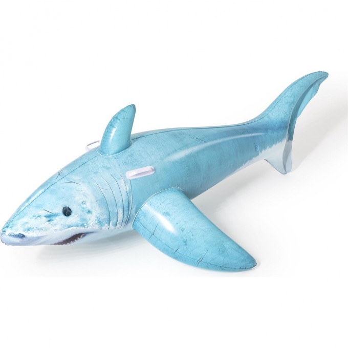 Надувная игрушка-наездник BESTWAY РЕАЛИСТИЧНАЯ АКУЛА 183x102см с ручками, до 45кг, от 3 лет 41405 BW