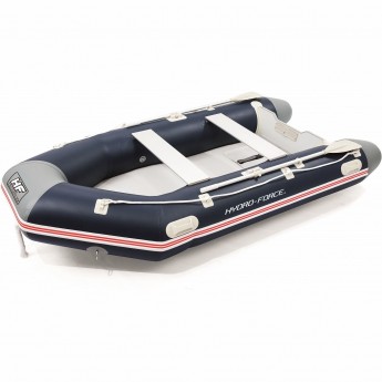 Надувная лодка BESTWAY "MIROVIA PRO" 330х162х44см с жёстким дном, вёсла 162см, насос, транец, до 640кг