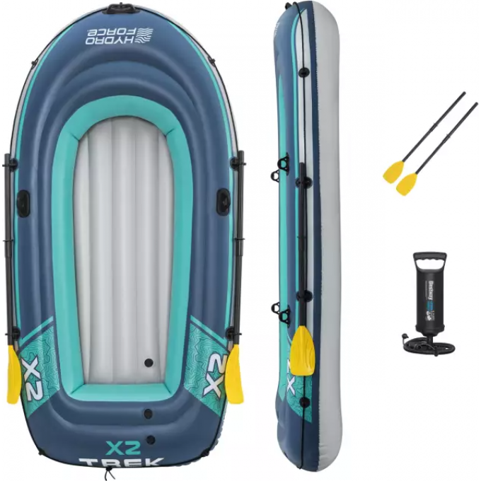 Надувная лодка BESTWAY TREK X2 RAFT SET 294х137 см (до 360 кг) 61154 BW
