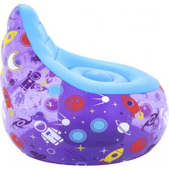 Надувное кресло BESTWAY ASTRO GLOW LED 75122 72x72x64см с подстветкой, до 45 кг. от 3 лет
