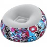 Надувное кресло BESTWAY INFLATE-A-CHAIR FLORAL 75111 112x112x66см 75111 BW