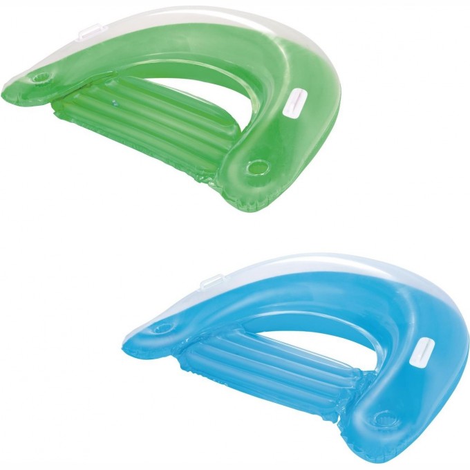 Надувное круг-кресло BESTWAY 152х99см с ручками и подстаканником, до 90кг, 2 вида 43118 BW