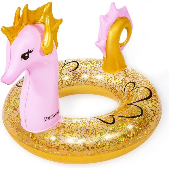 Надувной круг BESTWAY Морской конек 115х104см, с ручками, от 10 лет 36305 BW