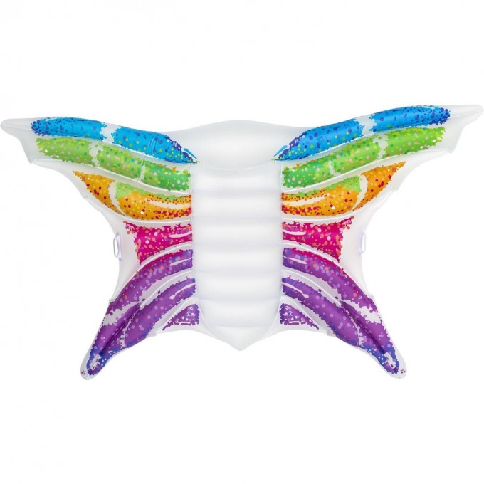 Надувной матрас-плот для плавания BESTWAY РАДУГА 294х193см с ручками, до 90 кг 43261 BW