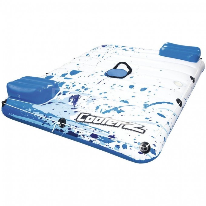 Надувной матрас-шезлонг для плавания BESTWAY 222х175 см для двоих, с термосумкой 43119 BW