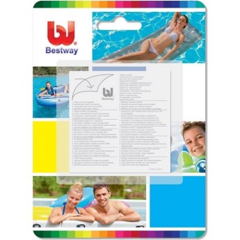 Ремонтный комплект BESTWAY 6.5х6.5см, самоклеящиеся заплатки, 10шт