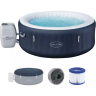 СПА-бассейн BESTWAY MIAMI ENERGYSENSE AIRJET 4 DARK BLUE 180х66 см 6001C BW
