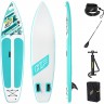 SUP-доска BESTWAY AQUA GLIDER 320x79x12см, насос, весло, лиш, ремнабор, сумка, до 110кг 65347 BW