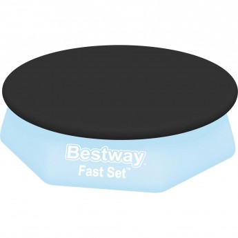 Тент для бассейна BESTWAY FAST SET POOLS с надувным бортом 244см (D240см)