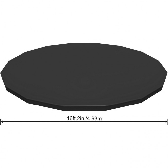 Тент для каркасного бассейна BESTWAY 488см (D493см) 58249 BW