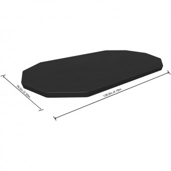Тент для каркасного бассейна BESTWAY POWER STEEL OVAL POOLS 427х250х100 см
